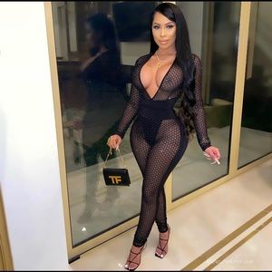 COPY - Two piece glam sparkly set size Medium